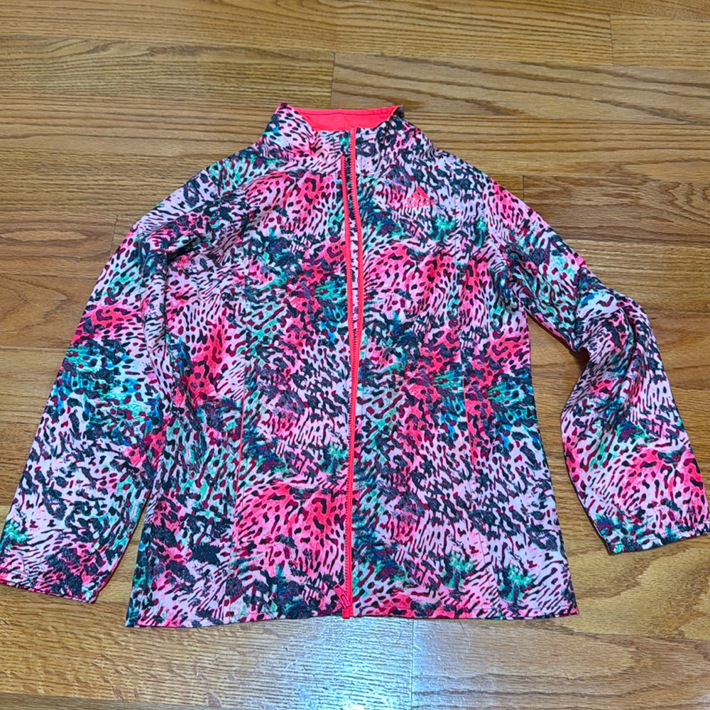Adidas run like a wind full zip wind breaker jacket